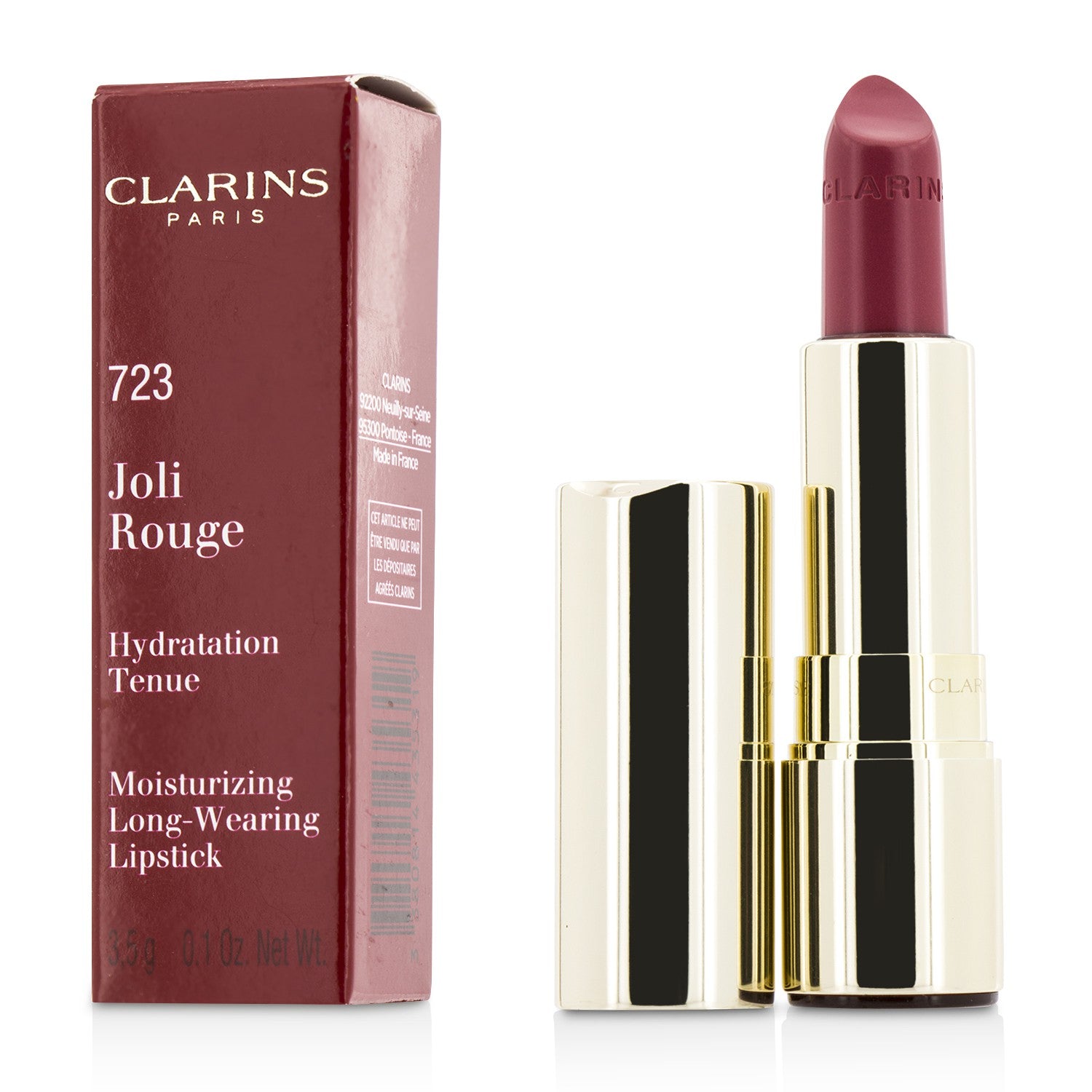 Clarins/クラランス+ジョリ ルージュ (ロング ウェアリング モイスチャライジング リップスティック)+3.5g/0.12oz+# 723 Raspberry ブランドコスメ